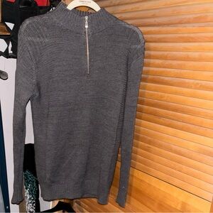 Studio Dark Gray Knit Sweater